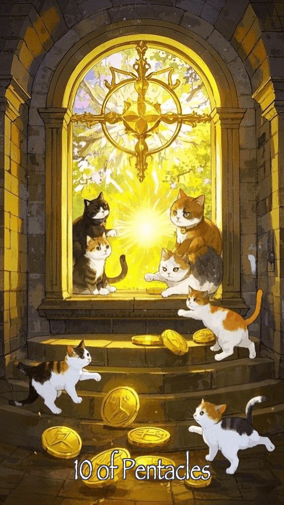 10 of Pentacles tarot card