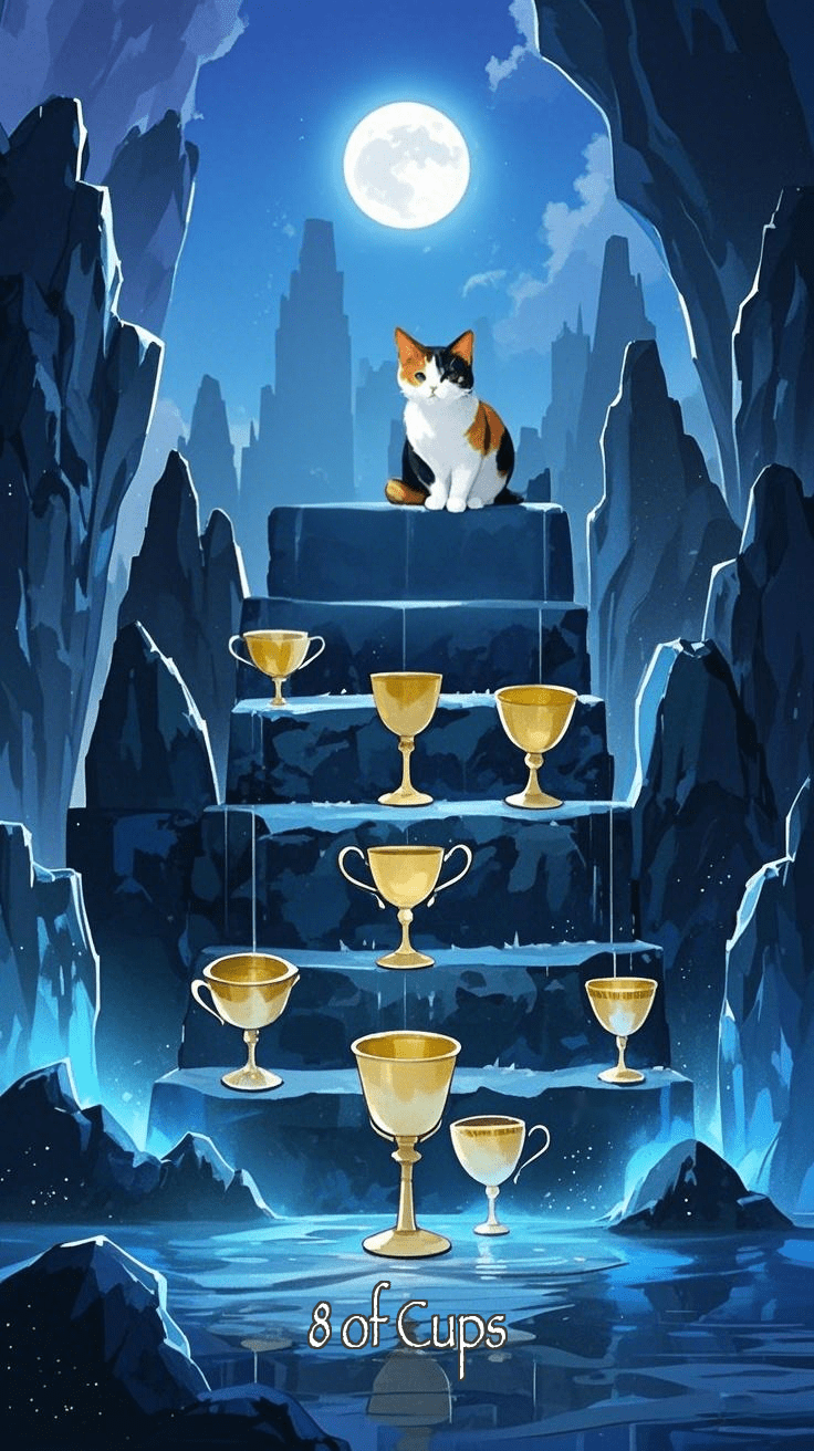 8 of Cups tarot card