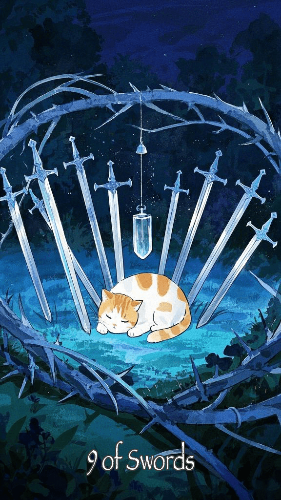 9 of Swords tarot card