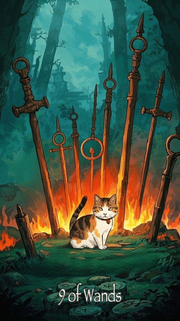 9 of Wands tarot card