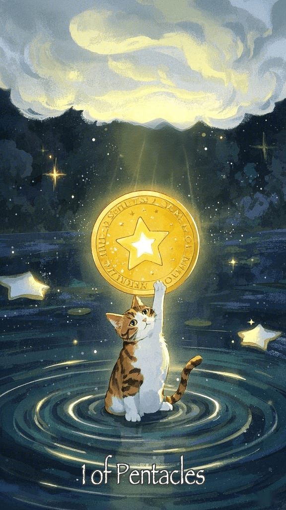 Ace of Pentacles tarot card