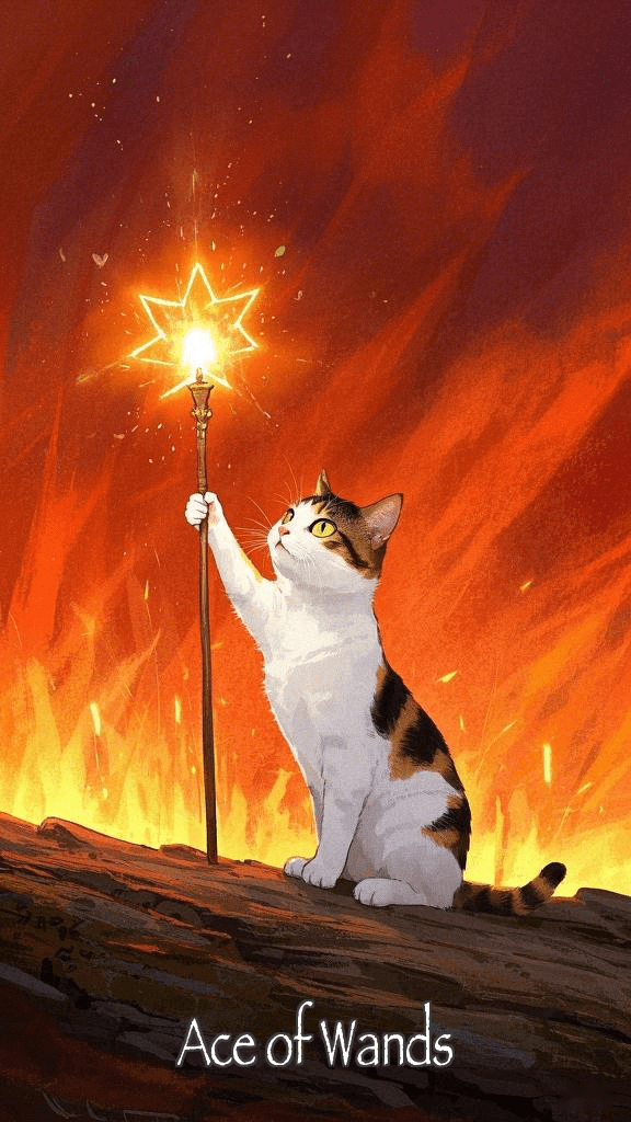 Ace of Wands tarot card