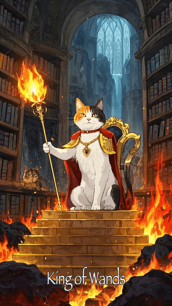 King of Wands tarot card