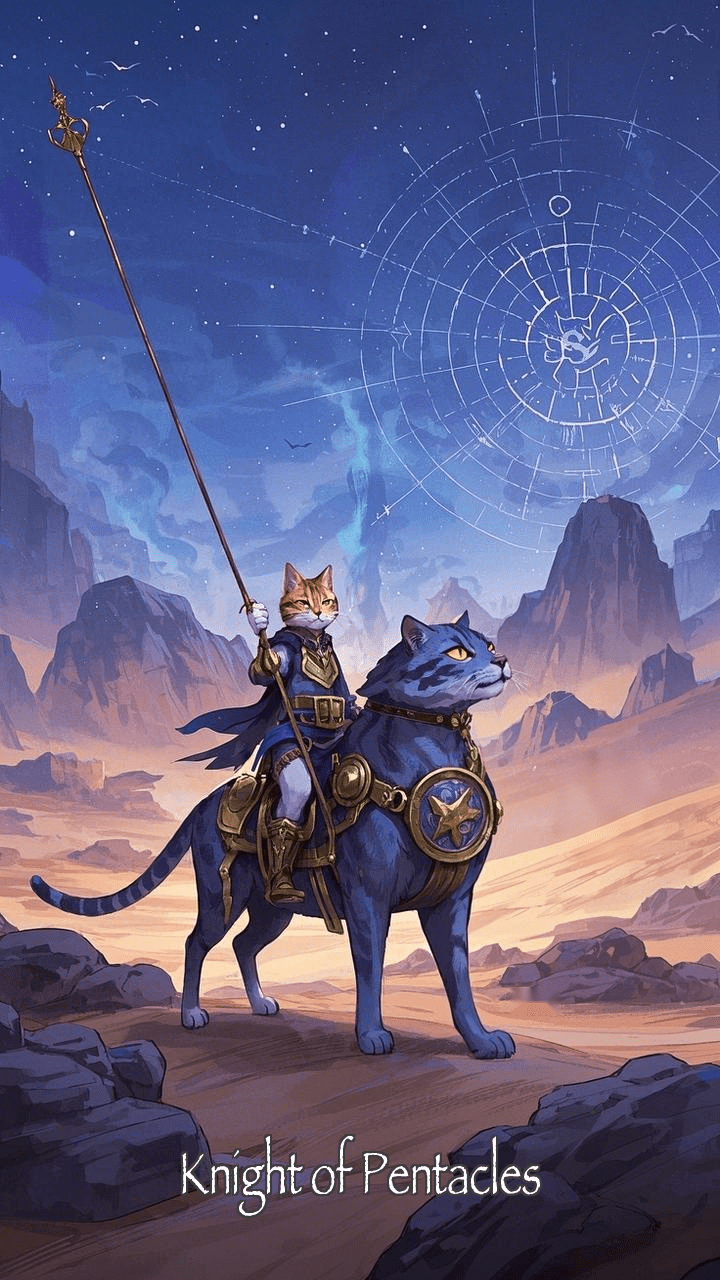 Knight of Pentacles tarot card