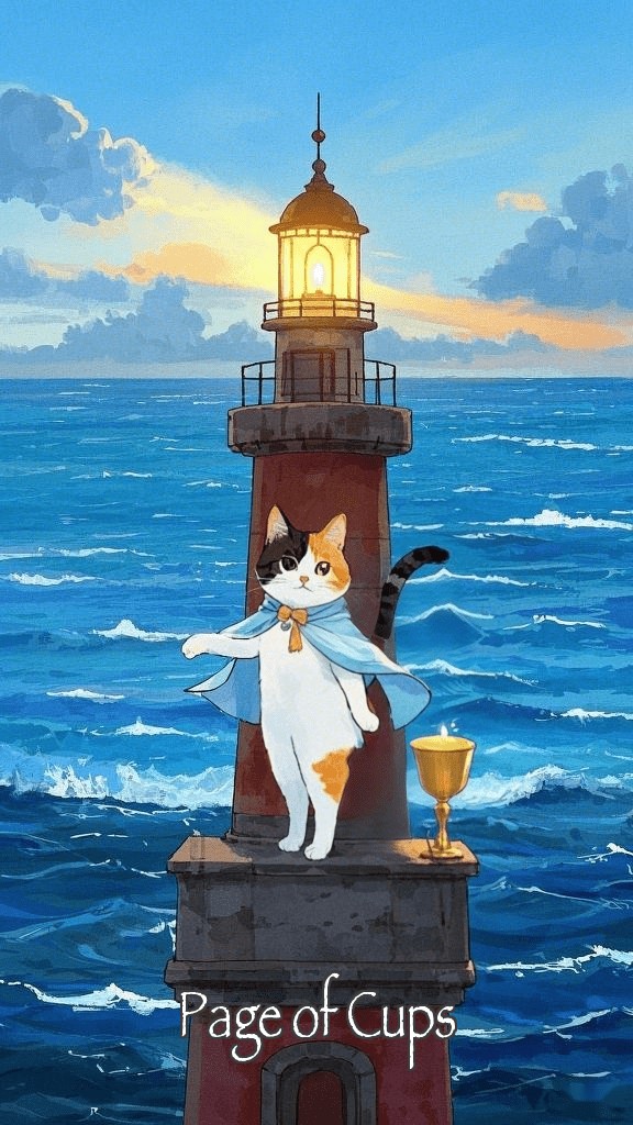 Page of Cups tarot card