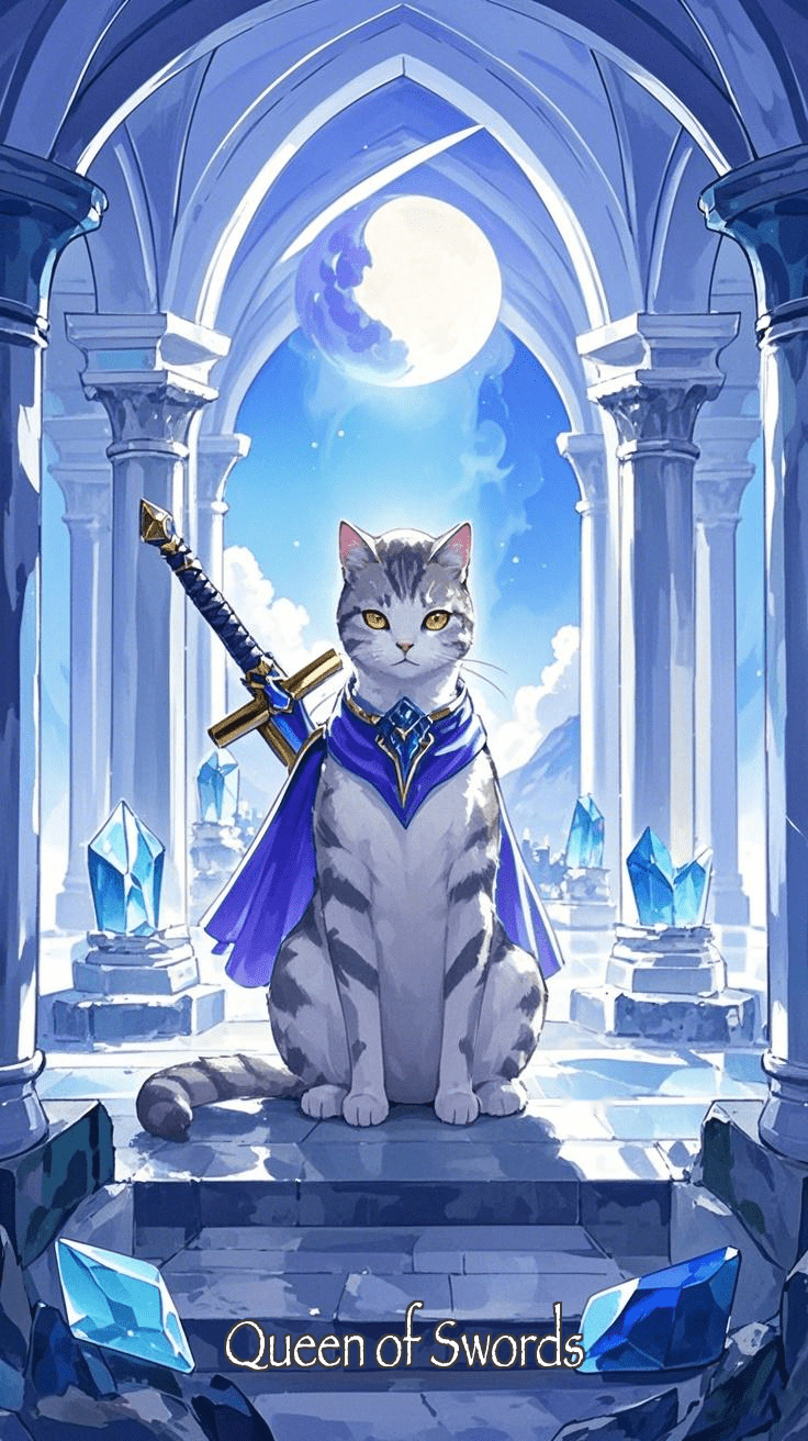 Queen of Swords tarot card