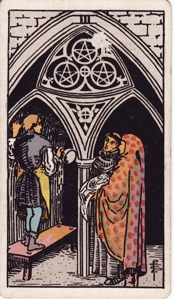 3 of Pentacles tarot card