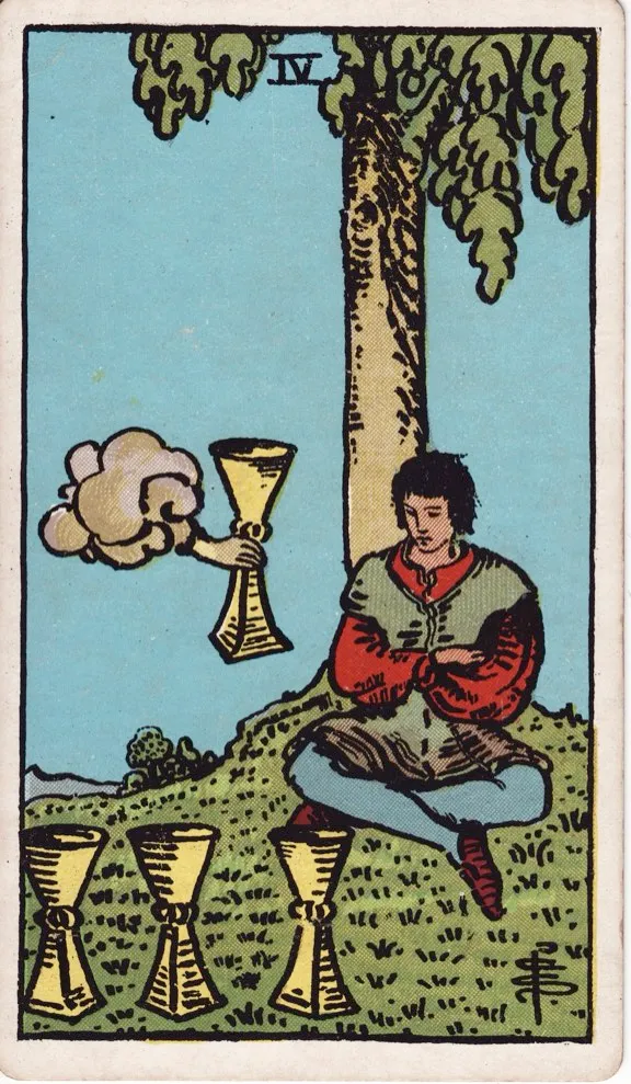 4 of Cups tarot card