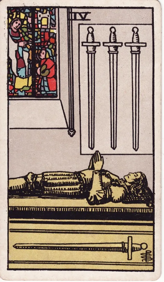 4 of Swords tarot card