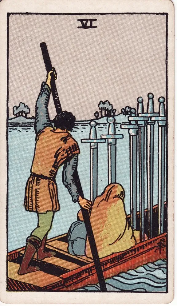 6 of Swords tarot card