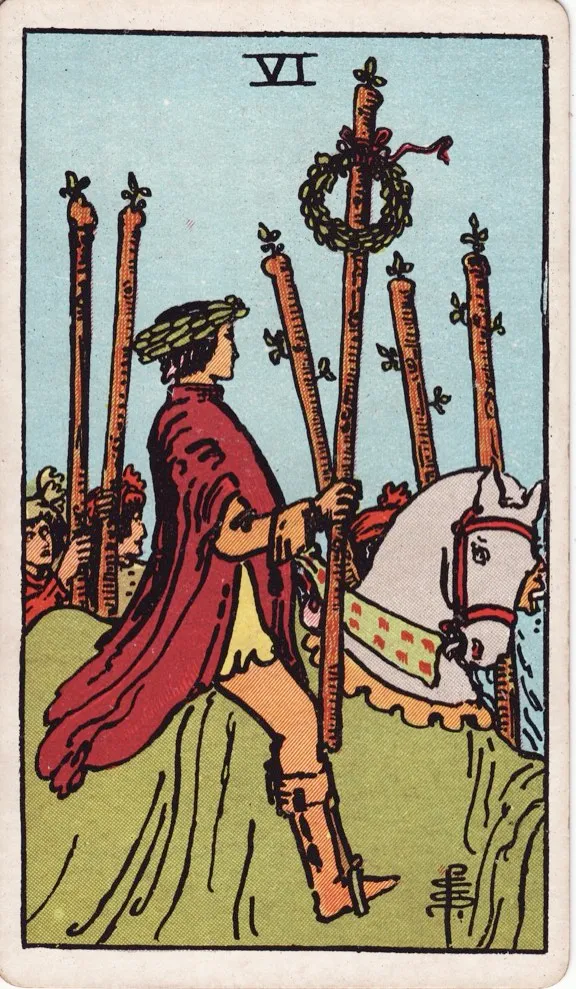 6 of Wands tarot card
