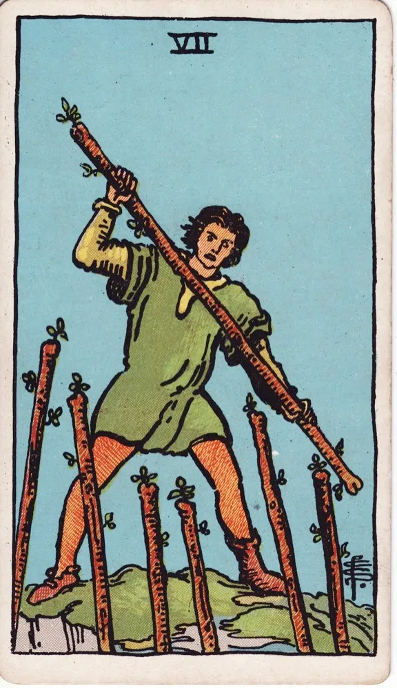 7 of Wands tarot card