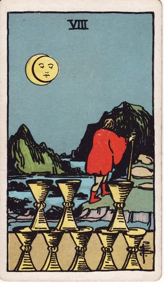 8 of Cups tarot card
