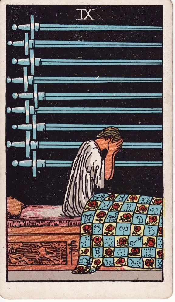 9 of Swords tarot card