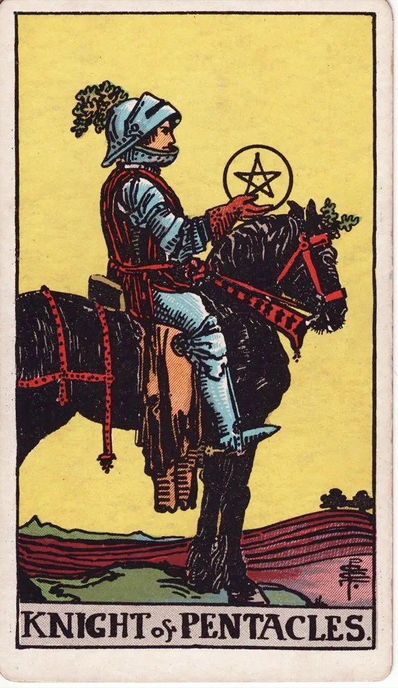Knight of Pentacles tarot card