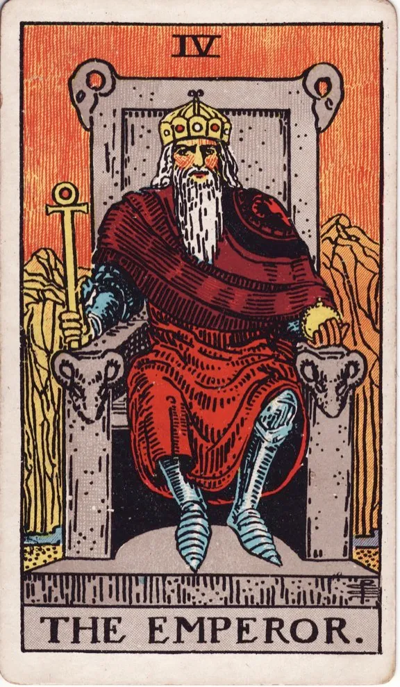 The Emperor tarot card