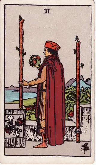 2 of Wands tarot card