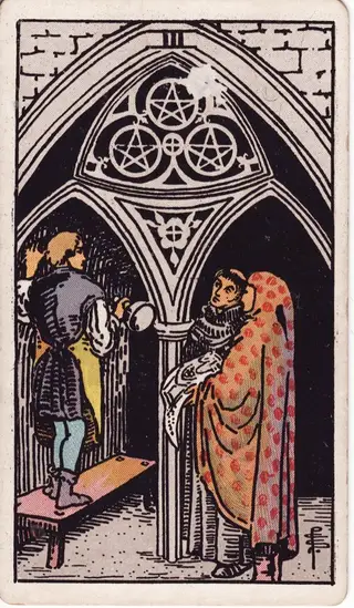 3 of Pentacles tarot card