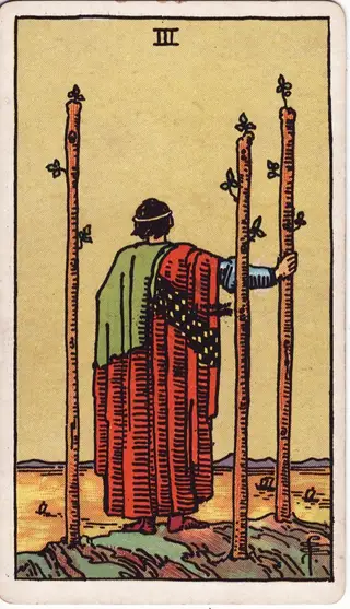 3 of Wands tarot card
