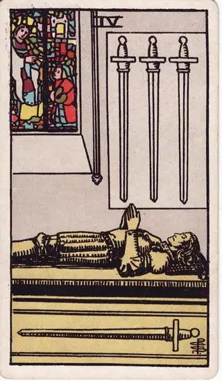 4 of Swords tarot card