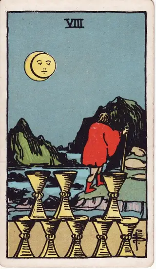 8 of Cups tarot card