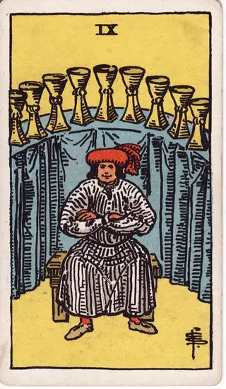 9 of Cups tarot card