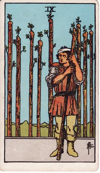 9 of Wands tarot card