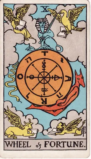 Wheel of Fortune tarot card