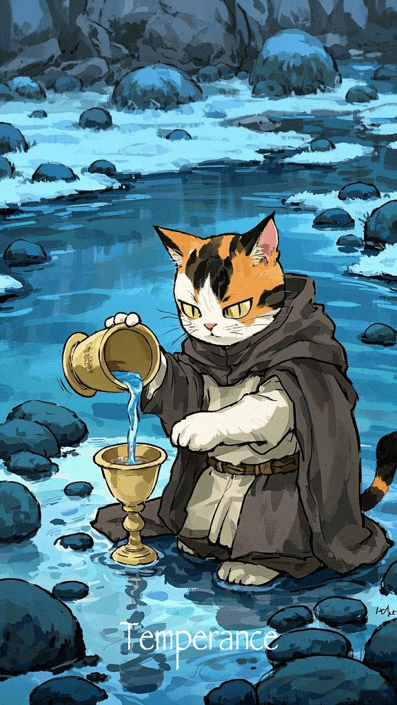Temperance tarot card
