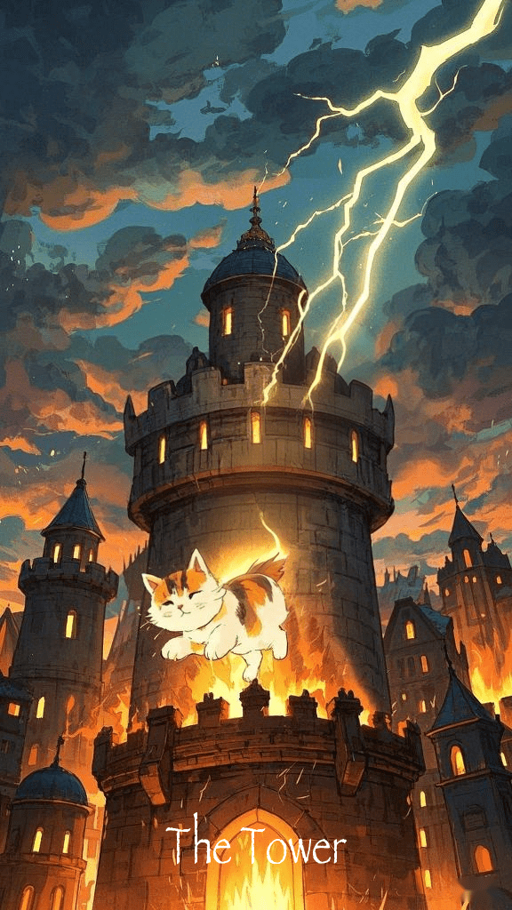 The Tower tarot card